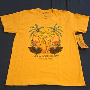 Paperbacks Beige Cotton Tee